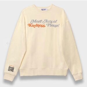 Murad Crewneck Sweatshirt S/M Beige Excellent Conditions